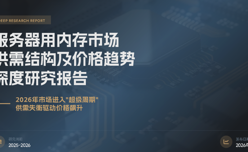 中科云达服务器用内存市场供需结构及价格趋势深度研究报告
